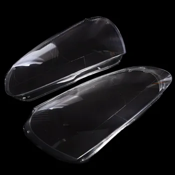 Araba Ayna Kapakları 1 çift Far Şeffaf Lens Kabuk Adanmış Yedek Far Koruyucu VW golf 5 MK5 J etta 05-09