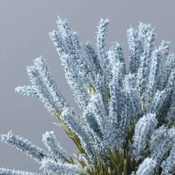 Simüle Buğday Kulak Buket Maltgrass Yanlış Tahıl Kulak Lavanta Pastoral Düğün Açık Ev Dekorasyon Çiçek Sanat Otel Ekran