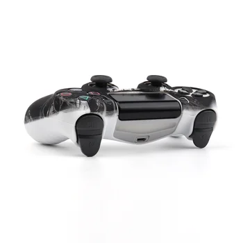 Su Transfer Baskı Kafatası Yumuşak Silikon Kapak İçin PS4 Oyun Denetleyicisi Cilt Kapakları Gamepad Joystick Kılıfları PS4 Slim Pro