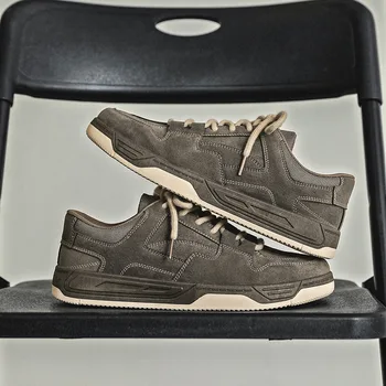 Trend İngiliz Rahat vulkanize ayakkabı erkek ayakkabıları moda ayakkabılar Japon Retro Çok Yönlü rahat ayakkabılar S12760-S12765 Dn