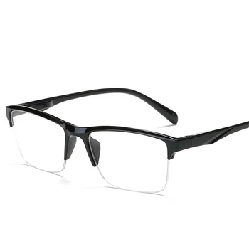 IENJOY okuma gözlüğü Erkekler Yarım Çerçeve Presbiyopik Gözlük Siyah Kırmızı Hipermetrop Gözlük Okuyucular Erkek Kadın Uzak görüş Gözlüğü 1