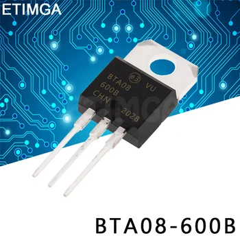 10 ADET / GRUP BTA08-600B BTA08-600C TO-220 Transistör BTA08600B BTA08600C 0