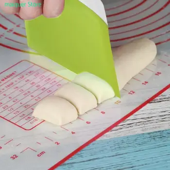 Plastik Krem Pürüzsüz Kek Spatula Hamur Kesici Kazıyıcı Pişirme Pasta Araçları Mutfak tereyağı bıçağı