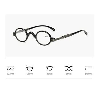 ıboode Yeni Yuvarlak Çerçeve Erkek Kadın okuma gözlüğü Klasik HD Anti-yorgunluk Presbiyopik Gözlük +1.0 1.5 2.0 2.5 3.0 3.5 4.0 1