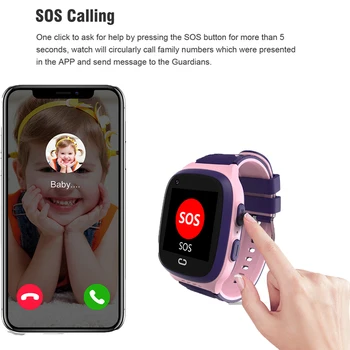 4G Sım Çağrı akıllı saat GPS WİFİ LBS Tracker akıllı telefon saati Güvenlik Çit IP67 Su Geçirmez Uzaktan İzleme Smartwatch Bebek