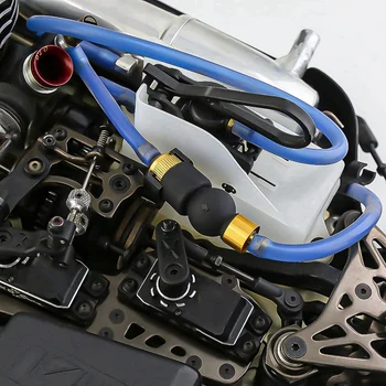 Yakit filtresi Nitro Motor Parçaları Yakıt Deposu Yedek Parçaları İçin 1/8 1/10 RC Model Araba HSP Kyosho Redcat Himoto HPI