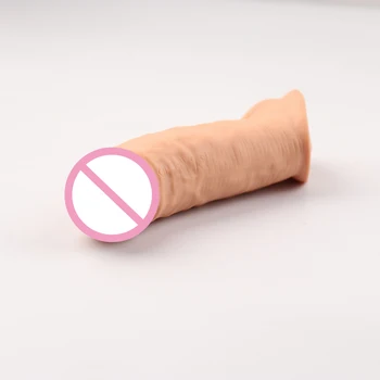 Gerçekçi Penis Extender Kollu Kullanımlık Prezervatif Gecikme Boşalma Seks Oyuncakları Erkekler için Penis Extender Büyütme Kollu Erkek Oyuncak