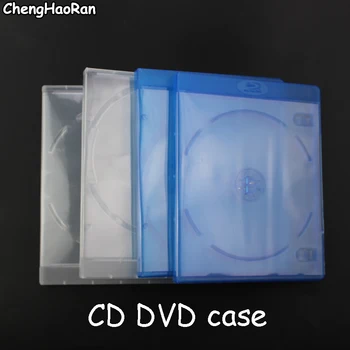 ChengHaoRan 1 adet Taşınabilir Ultra Ince Standart DVD Kutusu Şeffaf CD Paketi Taşınabilir CD Depolama Organizatör Kutusu albüm kutusu Kılıfları 1