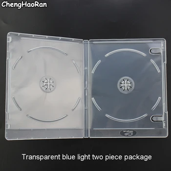 ChengHaoRan 1 adet Taşınabilir Ultra Ince Standart DVD Kutusu Şeffaf CD Paketi Taşınabilir CD Depolama Organizatör Kutusu albüm kutusu Kılıfları 3