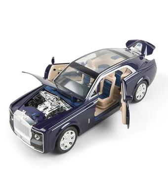 Alaşım araba modeli 1: 24 Rolls Royce gölge araba modeli çocuk görsel işitsel oyuncak araba altı kapı araba oyuncak çocuk doğum günü Yeni Yıl hediye
