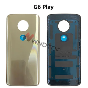 Yeni Motorola Moto G6 arka Pil Kapağı Kapı Arka Cam Konut Case Değiştirme Moto G6 Oyun Pil Kapağı Konut