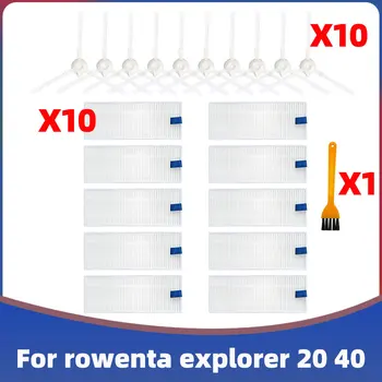 Tefal Rowenta Explorer / X-plorer için 20 / 40 / 50 / 75 Akıllı Kuvvet / isweep x3 Elektrikli Süpürge Hepa Filtre Yan Fırça Yedek parça 3