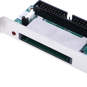 40-Pin CF kompakt flash kart 3.5 IDE dönüştürücü adaptör PCI braketi arka panel bilgisayar Konektörü ve Bağlantıları
