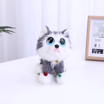 Kurtarma Runting II peluş hayvan Kabul Edebilir ve Kurtarma Husky Köpek Pet Seti Anime Figürü Moda Doğum Günü Sürpriz Oyuncak noel hediyesi 1
