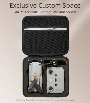 Uygun DJI hava 2s saklama çantası hava 2 drone aksesuarları koruma taşınabilir taşınabilir su geçirmez saklama kutusu 0
