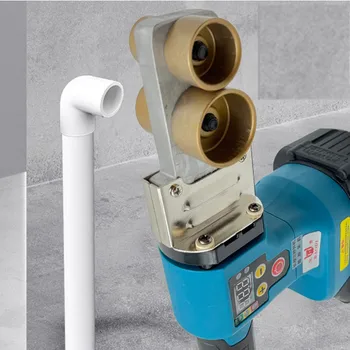 Akülü Sıcak Eriyik Makinesi Elektrikli PPR Su Borusu Eritici İsıtıcı Plastik Kaynak Elektrikli El Aletleri Makita 18V Pil İçin