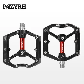 MZYRH MZ-930 Yansıtıcı Pedallar Bisiklet Pedalı Kaymaz MTB Pedallar Alüminyum Alaşımlı Düz Uygulanabilir Su Geçirmez Bisiklet Aksesuarları 1
