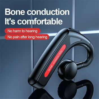 M-618 Kemik Iletim Tek Kulak Kulak Kancası Bluetooth Kulaklık Kablosuz HiFi Stereo Spor Su Geçirmez iphone için kulaklık Xiaomi