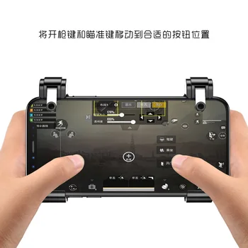 AK47 Yeni PUBG Mobil Oyun Çekim Topuzu Lens Yangın Düğmesi Amaç Anahtar Akıllı Telefon Oyun Tetik L1 R1 Shooter Denetleyici Gamepad