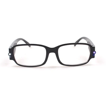 LED Işıklı Gözlük Manyetoterapi Aydınlatma Para Dedektörü Gece Görüş okuma gözlüğü Çok Fonksiyonlu Okuma Aynası