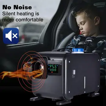 Araba Dizel ısıtıcı 4 delikli park ısıtıcısı Kamyonlar İçin Motorlu Evler LCD Kontrol Yardımcı Otomobil Makinesi dijital ekran ısıtma 5