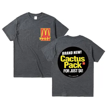 21ss t gömlek erkekler vintage hiphop pamuk streetwear tee tops kaktüs jack Mektup Baskı Punk cuctus paketi