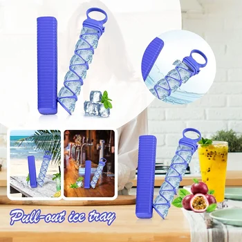 Şekilli Buz El Pull-Out Yaratıcı Tepsi Gıda Yay Sınıf Plastik buz yapım makinesi Taşınabilir Buz Kutusu Buz Kalıp Popsicle Popsicl Mutfak 3