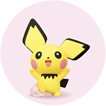 TAKARA TOMY A. R. T. S Pokemon Pikachu Pancham Dedenne Pichu Snubbull Gachapon Kapsül Oyuncak Bebek Hediye Modeli Anime Figürleri Toplamak