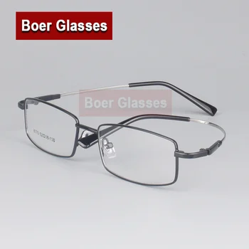 Bellek Titanyum Erkek Gözlük Erkekler Çerçeveleri Tam Jant Gözlük Miyopi Gözlük Optik Reçete Gözlük 8170