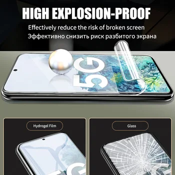 Hidrojel Film Samsung Galaxy Not 9 İçin 8 S9 S8 Tam Ekran Koruyucu İçin Samsung S9 S8 S7 S6 Kenar Artı Filmi