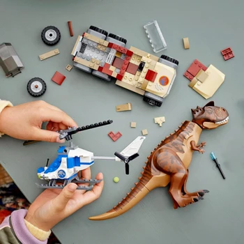 Jurassic Serisi Dünya Dinozor Ejderha Parkı Erkek çocuk oyuncakları Dinozor Film Yapı Taşları Dinozor Oyuncaklar Tuğla çocuklar için doğum günü hediyesi 1