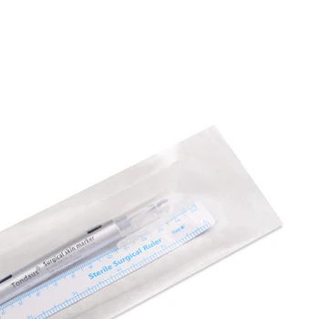 2019 Tebori Dövme Aksesuarları 1 adet Cerrahi Cilt Marker Kaş kalemi Dövme ölçüm cetveli Microblading Konumlandırma Aracı 1