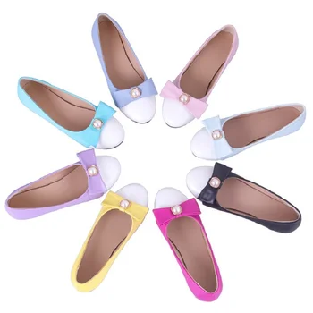 ASHIOFU Yeni Kadın Patchwork Deri Flats Ayakkabı Inci Moda Yüksek Kaliteli Temel Yuvarlak Ayak Balerin Bale Düz bağcıksız ayakkabı 1