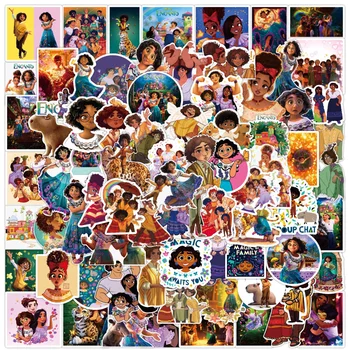 10/30/50/100 adet Disney Karikatür Encanto Çıkartmalar Çocuklar için Su Geçirmez Graffiti Telefon Kupası Dizüstü Bavul Çocuklar Sticker Oyuncaklar Hediye 0