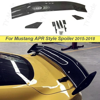 APR Stil En Kaliteli Gerçek Karbon fiber Araba tuning Arka Bagaj Spoiler Kanat Ford Mustang İçin 2016 2017 2018 veya sedan modelleri