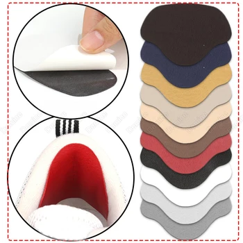 Ayakkabı tabanlığı Erkek Kadın Ayakkabı Topuk Onarım Yamalar Kendinden yapışkanlı Etiket Aşınma Önleyici Sonrası Topuklu Sopa Ayak Bakımı Ekler Ped 2
