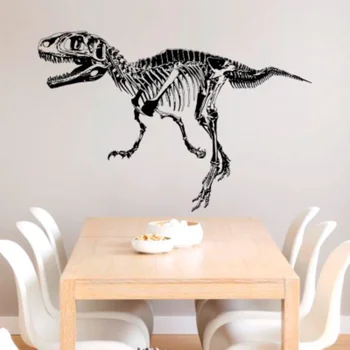 Çocuk Odası Yatak Odası 3D J Ev Dekorasyon Duvar Çıkartmaları Çıkarılabilir Dinozor Zemin Çıkartmaları Dinozor Yaş 1
