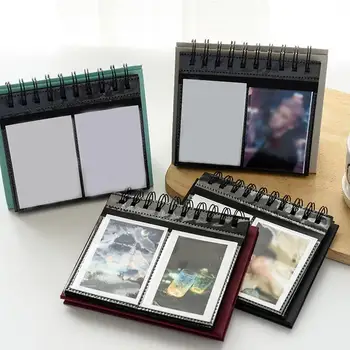Masa Takvimi Fotoğraf Albümü 3 inç Mini Instax Polaroid Albümü Masa Takvimi 68 Cep Resim saklama kutusu Fotocard Tutucu 2022 0