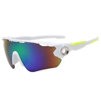 Açık Gözlük Yarım çerçevesiz spor gözlükler Kadınlar için Çok Renkli Lens Bayanlar Güneş Gözlüğü Erkekler Bisiklet Gözlük Kadın güneş gözlüğü