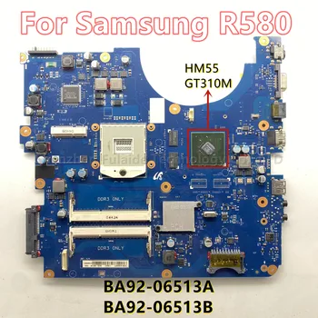 Için Samsung R580 NP-R580 Laptop Anakart HM55 GT310M GPU ve BA92-06129A BA92-06129B BA92-06513A BA92-06513B BA92-06128A 1