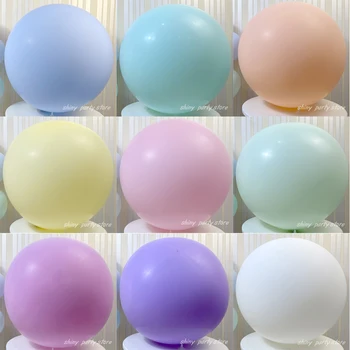 18/36 inç Büyük Macaron Balonlar Toptan Kalınlaşmış Lateks Helyum Balon Yeni Yıl Noel Doğum Günü Düğün Şenlikli Dekorasyon 0