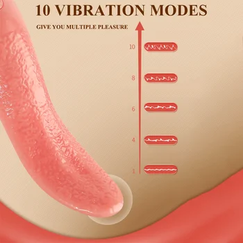 Dil Yalama Vibratör Kadınlar İçin G noktası Klitoral Stimülatörü Mini Klitoris Seks Oyuncakları Kadınlar için Şarj Edilebilir Meme Kadın Masturbator 0