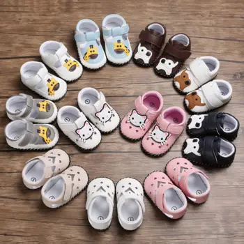 Bebek Ayakkabıları Yeni Bebek Erkek Kız kaymaz Taban Beşik Ayakkabı Sneaker Yenidoğan 0-12M Bebek
