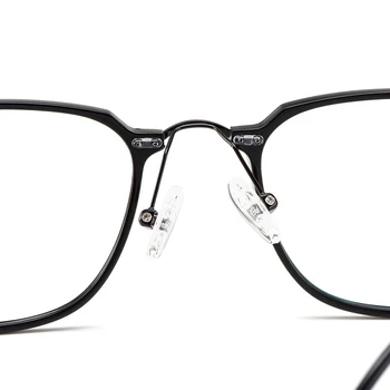 Gmei Optik Ultralight Beta Titanyum Esnek Gözlük Çerçevesi Erkekler Kare Reçete Gözlük Miyopi gözlük çerçeveleri M19003 1