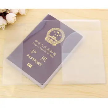 1 ADET Silikon şeffaf su geçirmez kir KİMLİK Kartı sahipleri pasaport kapağı kartvizit kredi kartı banka kartı sahipleri 9x13. 1cm