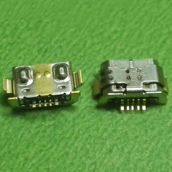 50 ADET mikro usb şarj konektör soket LG K9 X210 LM-X210EM LMX210EM K40 MİNİ K40Mini Şarj Jakı Bağlantı Noktası Konektörü 0