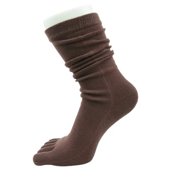 Kadın Beş parmak Uzun tüp çorap Düz renk Ayak Ayrılmış Pamuk Çorap