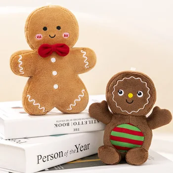17cm Noel zencefilli kurabiye adam Anahtarlık Noel ağacı Kolye yeni yıl çocuklar Hediye ev dekorasyonu