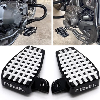 Motosiklet Kütük Geniş Ayak Kazıklar Pedallar Footrest Büyüt Footpeg Honda CMX1100 REBEL1100 CMX 1100 REBEL 1100 Aksesuarları