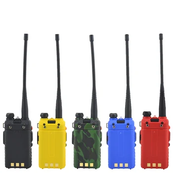 BAOFENG BF-UV5R UV - 5R Çift Bant VHF 136-174 MHz ve UHF 400-520 MHz FM iki yönlü radyo baofeng walkie talkie ücretsiz kulaklık ile